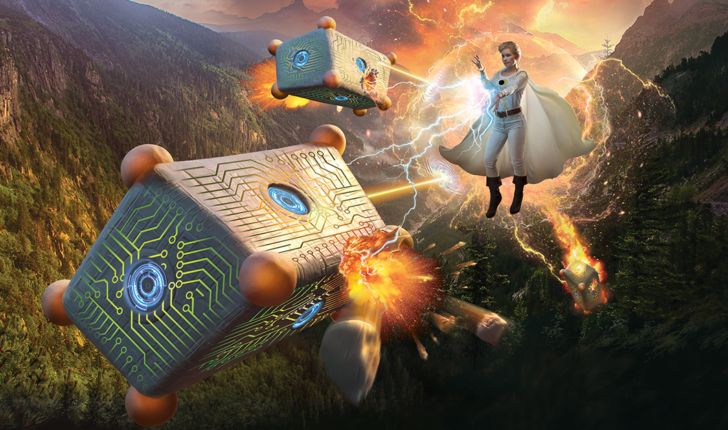 "Airy Castles All Ablaze" book cover illustration by Brad Fraunfelter.