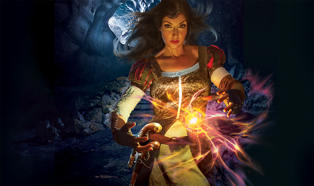 "Child of Destiny" book cover illustration by Brad Fraunfelter.