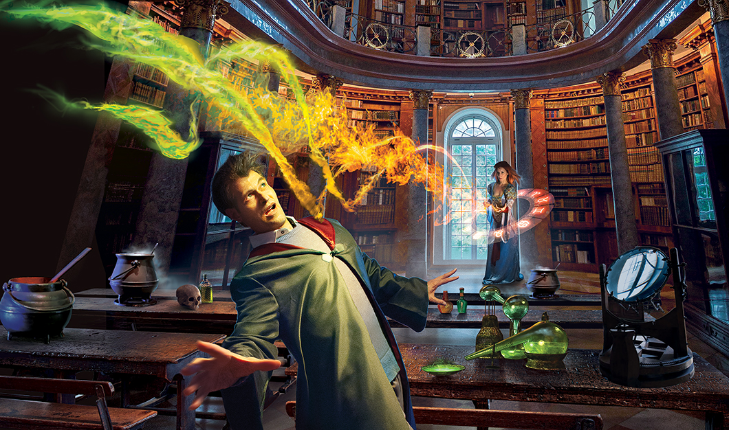 "The Cunning Man" book cover illustration by Brad Fraunfelter.